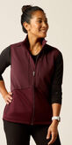 Sina Fleece Scrub Vest Front